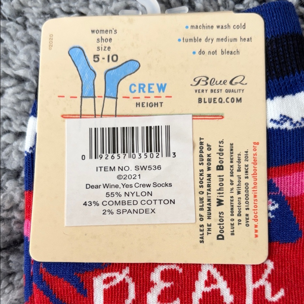 Blue Q Colorful Graphic Socks - Women and Men - Picture 4 of 7